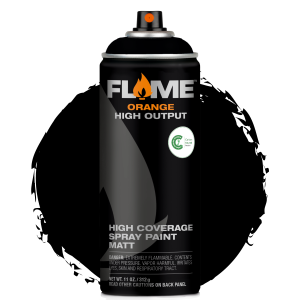 Flame Orange - FO-901 Thick Black - 400ml      