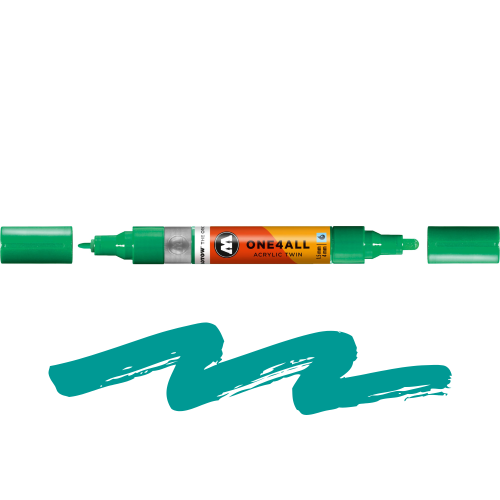 Molotow - One4All Acrylic Twin Turquoise 235 - 1,5 mm  4 mm.png