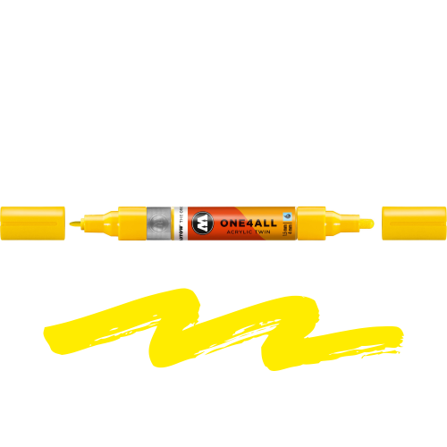 Molotow  One4All Acrylic Twin Zinc Yellow 006  1,5 mm  4 mm.png