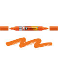 Molotow  One4All Acrylic Twin Dare Orange 085  1,5 mm  4 mm.png