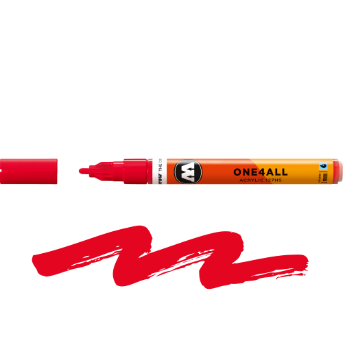 Molotow - One4All Marker 127HS - 243 MAD C Cherry Red - 2mm.png