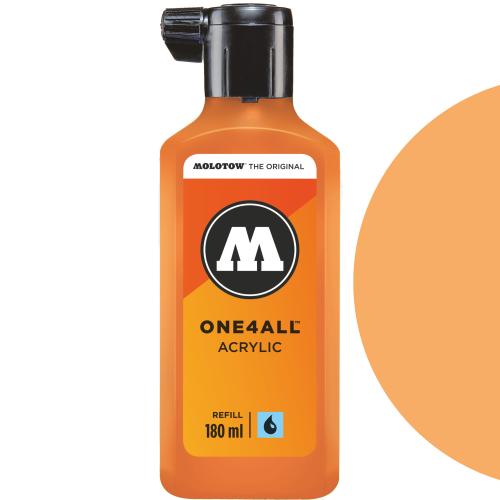 Molotow Refill - One4All 218 Neon Orange Fluorescent - 180ml.png
