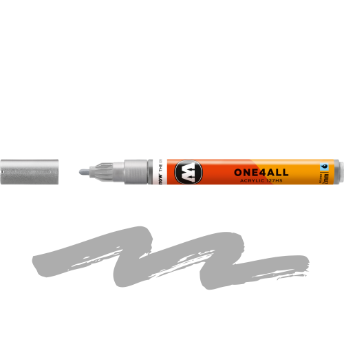 Molotow - One4All Marker 127HS - 227 Metallic Silver - 2mm.png