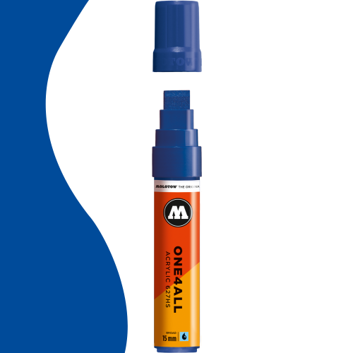Molotow - One4All Marker 627HS - 204 True Blue - 15mm.png