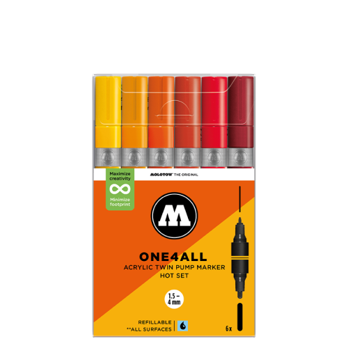 Molotow - One4All Acrylic TWIN Hot Set.png