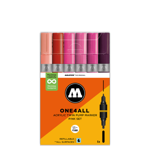 Molotow - One4All Acrylic TWIN Pink Set.png