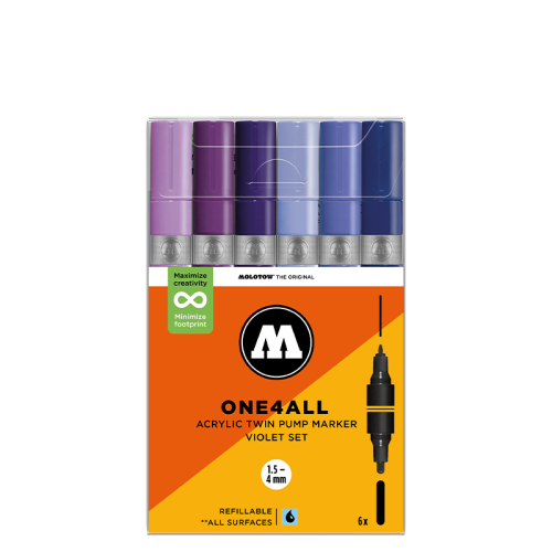 Molotow - One4All Acrylic TWIN Violet Set.png