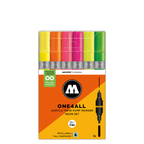 Molotow - One4All Acrylic TWIN Neon Set - 2024.png