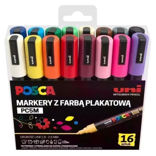 Posca - Zestaw markerów PC-5M Set 16szt.jpg