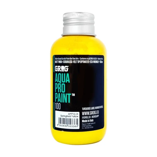 Grog - Aqua Pro Paint Springfield Yellow - 100ml.webp