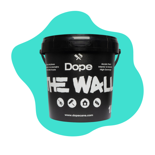Dope The Wall - Emulsja Zewnętrzna Turquoise - 1L.png