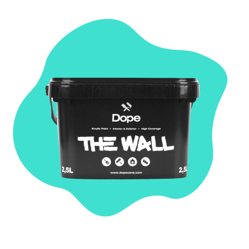 Dope The Wall - Emulsja Zewnętrzna Turquoise - 2,5L.png