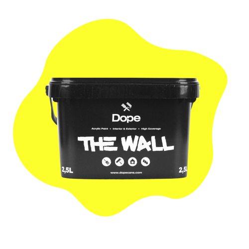 Dope The Wall - Emulsja Zewnętrzna Yellow - 2,5L.png