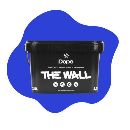 Dope The Wall - Emulsja Zewnętrzna Blue - 2,5L.png