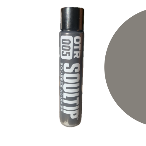 On The Run - OTR.005 Soultip Paint Squeeze Marker Stainless  Dirty Chrome - 12mm.png