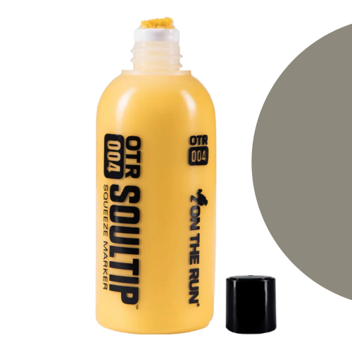 On The Run - OTR.004 Soultip Paint Squeeze Marker Stainless  Dirty Chrome - 12mm.png
