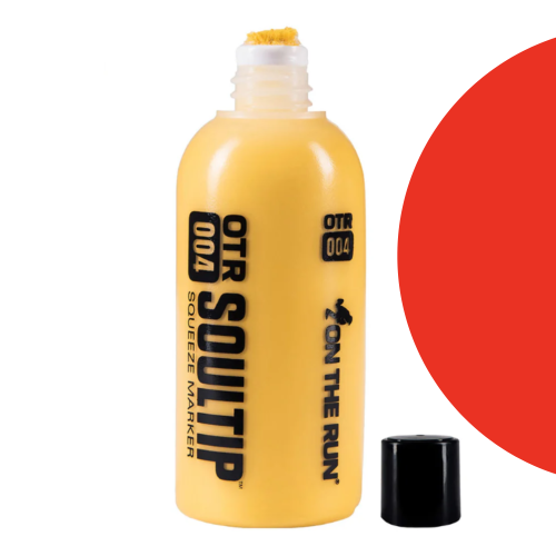 On The Run - OTR.004 Soultip Paint Squeeze Marker Blazing Red - 12mm.png