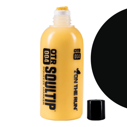 On The Run - OTR.004 Soultip Paint Squeeze Marker Black  - 12mm.png