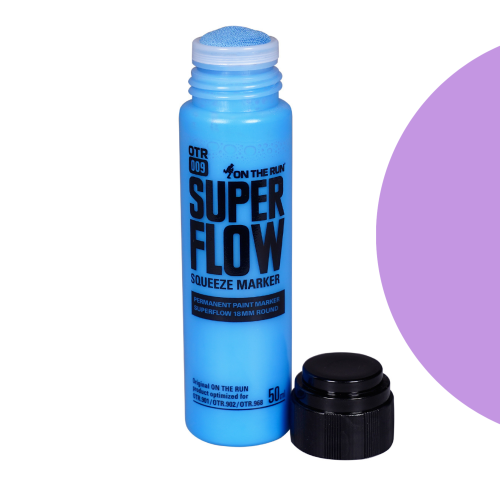 On The Run - OTR.009 Superflow Squeeze Marker Paint Purple Pastel - 18mm.png